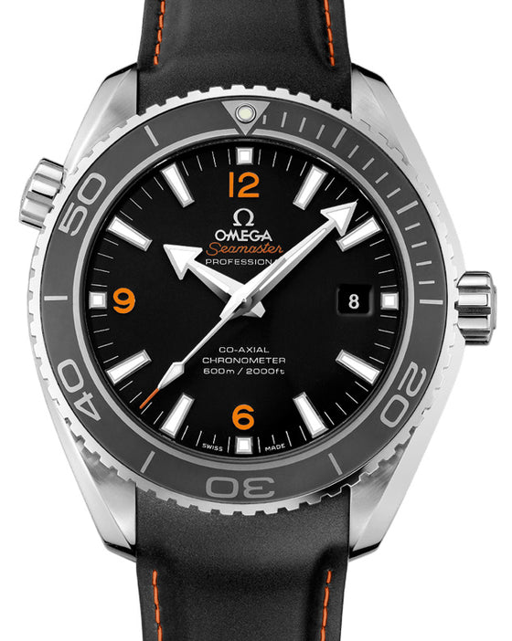 Omega Seamaster Planet Ocean 600M 45.5mm Steel Black Dial Rubber Strap 232.32.46.21.01.005