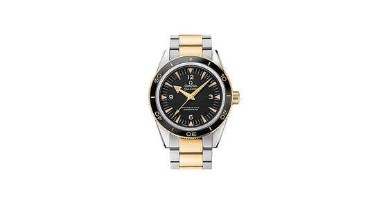 Omega Seamaster 300 Master Co-Axial Chronometer 41mm Steel/Yellow Gold Black Dial Bracelet 233.20.41.21.01.002 - BRAND NEW