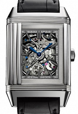 Jaeger-LeCoultre Calibre 944 Reverso R?p?tition Minutes ? Rideau 2353520 Ruthenium White Gold Leather 55 x 36mm Manual-Winding - BRAND NEW