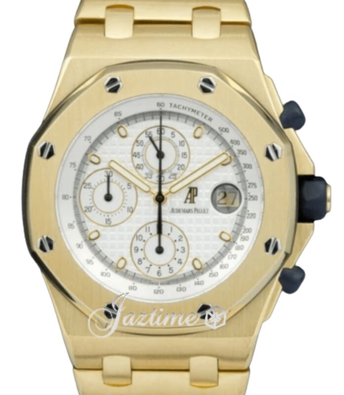 Audemars Piguet Royal Oak 42 mm 25721BA.OO.1000BA.03 Yellow Gold White