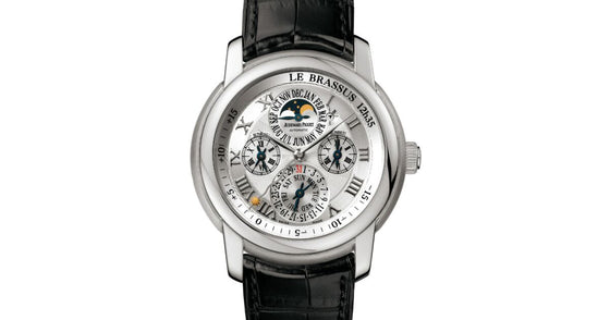 Audemars Piguet 26003BC.OO.D002CR.01 Jules Audemars Equation Of Time 43mm Silver Roman Perpetual Calendar White Gold Leather BRAND NEW