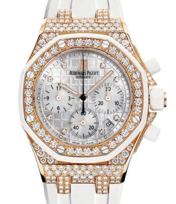 Audemars Piguet Offshore Chronograph 37 mm 26092OK.ZZ.D010CA.01-1 Rose Gold White
