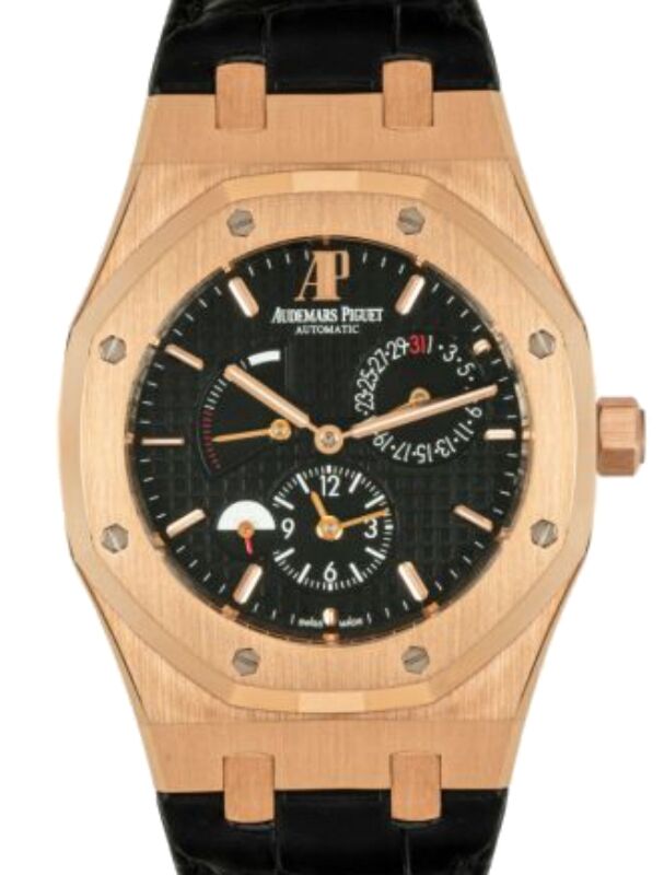 Audemars Piguet Royal Oak Dual Time 39 mm 26120OR.OO.D002CR.01 Rose Gold Black