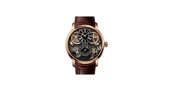 Audemars Piguet 26153OR.OO.D088CR.01 Jules Audemars Chronometer With Audemars Piguet Escapement 46mm Black Enamel Roman Chronometer Rose Gold Leather BRAND NEW