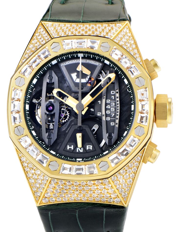 Audemars Piguet Royal Oak Concept Tourbillon Chronograph 44 mm 26225BA.ZZ.D400CR.01 Yellow Gold/Diamonds Analog
