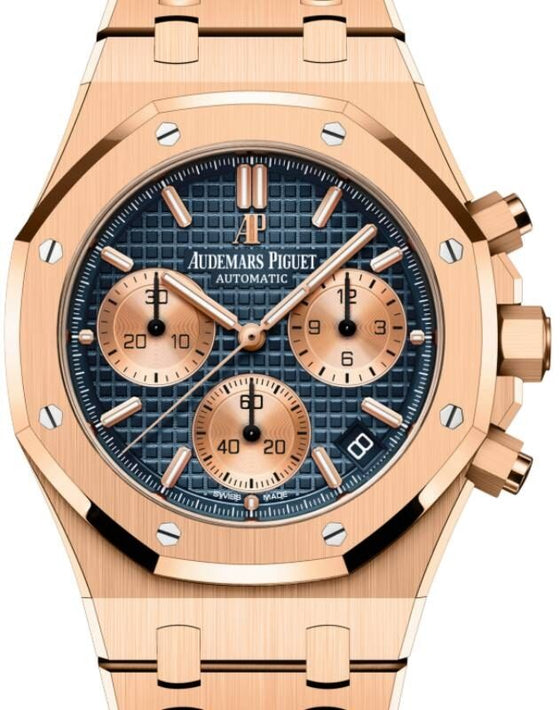Audemars Piguet Royal Oak 41 mm 26239OR.OO.1220OR.01 Rose Gold Blue