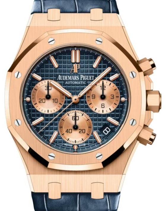 Audemars Piguet Royal Oak 41 mm 26239OR.OO.D315CR.01 Rose Gold Blue