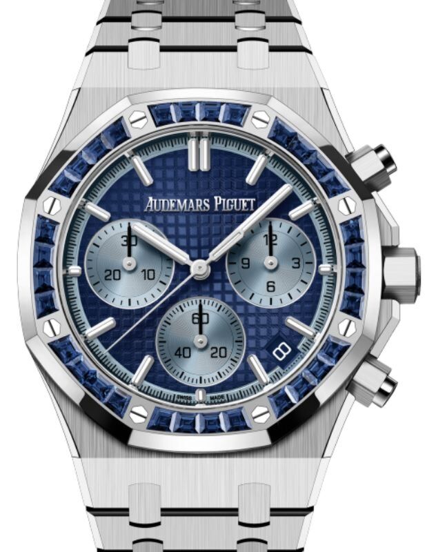 Audemars Piguet Royal Oak 41 mm 26240BC.SS.1320BC.01 White Gold Blue