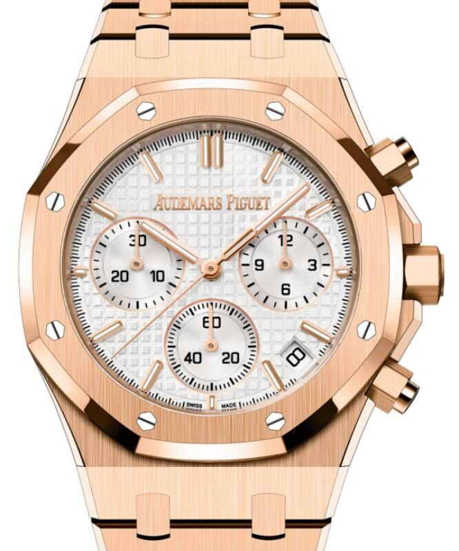 Audemars Piguet Royal Oak 41 mm 26240OR.OO.1320OR.03 Rose Gold Silver