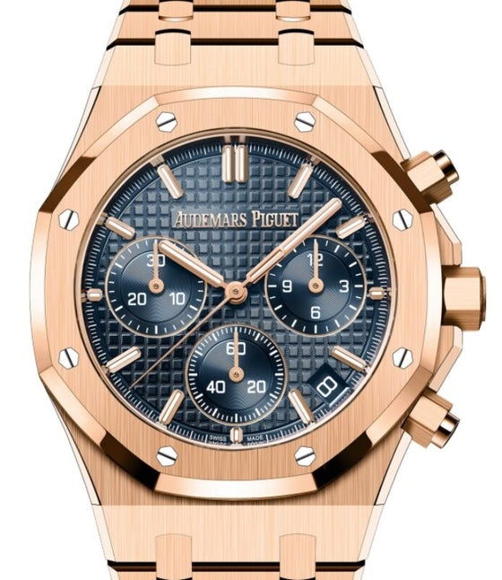 Audemars Piguet Royal Oak 41 mm 26240OR.OO.1320OR.05 Rose Gold Blue
