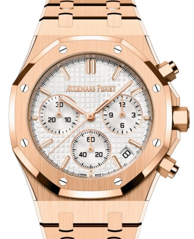 Audemars Piguet Royal Oak 41 mm 26240OR.OO.1320OR.07 Rose Gold Silver