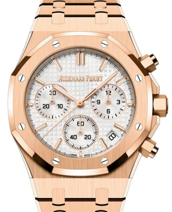 Audemars Piguet Royal Oak 41 mm 26240OR.OO.1320OR.07 Rose Gold Silver