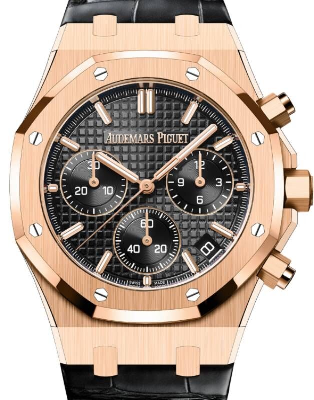 Audemars Piguet Royal Oak 41 mm 26240OR.OO.D002CR.01 Rose Gold Black