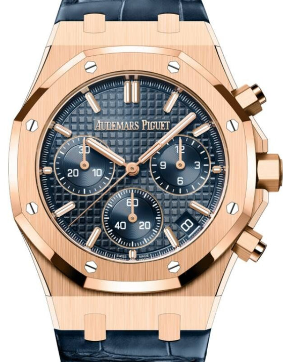Audemars Piguet Royal Oak 41 mm 26240OR.OO.D315CR.01 Rose Gold Blue