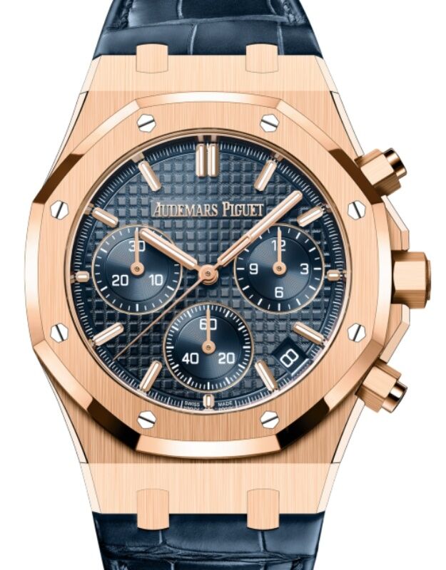 Audemars Piguet Royal Oak 41 mm 26240OR.OO.D315CR.02 Rose Gold Blue
