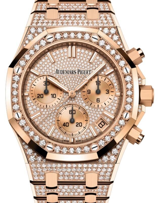 Audemars Piguet Royal Oak 41 mm 26242OR.ZZ.1322OR.01 Rose Gold/Diamonds Diamond Pave