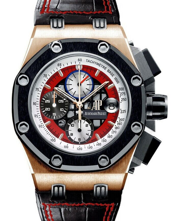 Audemars Piguet Offshore Rubens Barrichello III 46 mm 26284RO.OO.D002CR.01 Rose Gold Black