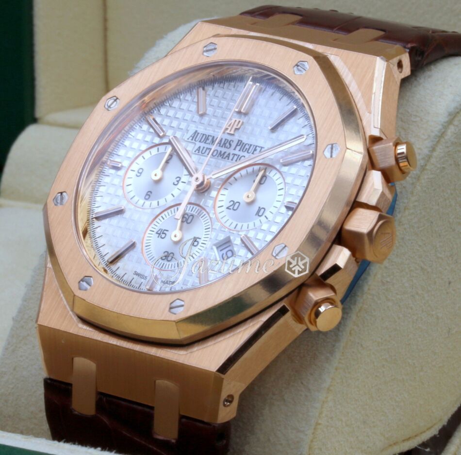 Audemars Piguet Royal Oak 41 mm 26320OR.OO.D088CR.01 Rose Gold Silver
