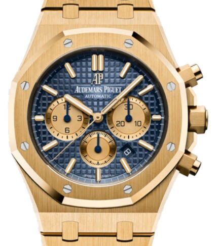 Audemars Piguet Royal Oak Selfwinding Chronograph 41 mm 26331BA.OO.1220BA.01 Yellow Gold Blue