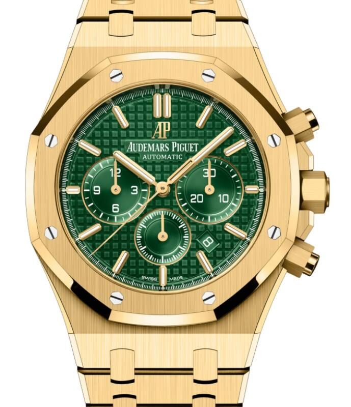Audemars Piguet Royal Oak 41 mm 26331BA.OO.1220BA.02 Yellow Gold Green