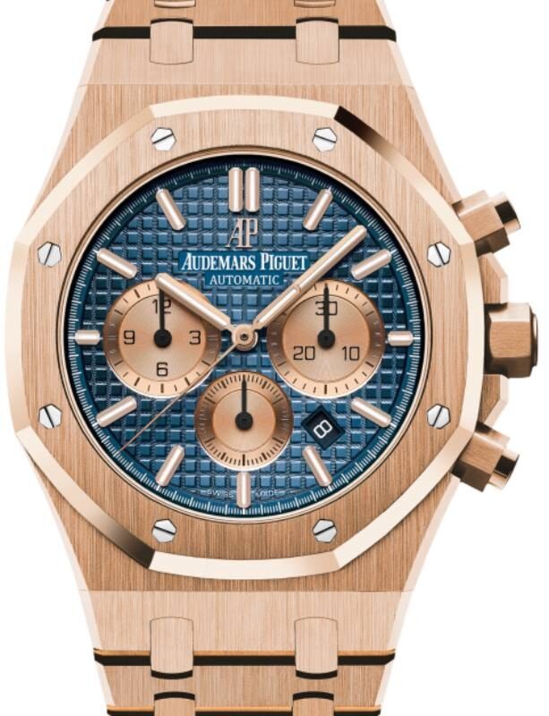 Audemars Piguet Royal Oak Chronograph 41 mm 26331OR.OO.1220OR.01-1 Rose Gold Blue