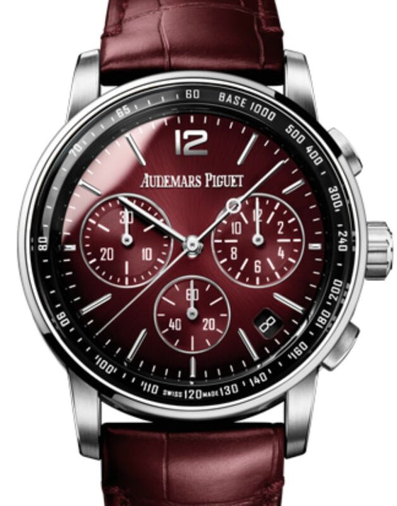 Audemars Piguet Code 11.59 41 mm 26393BC.OO.A068CR.01 White Gold Burgundy