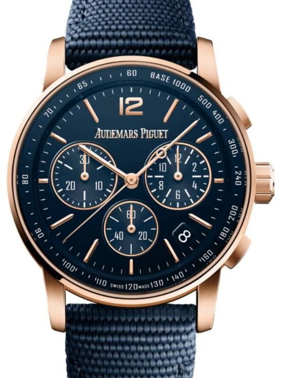 Audemars Piguet Code 11.59 41 mm 26393OR.OO.A027KB.01 Rose Gold Blue