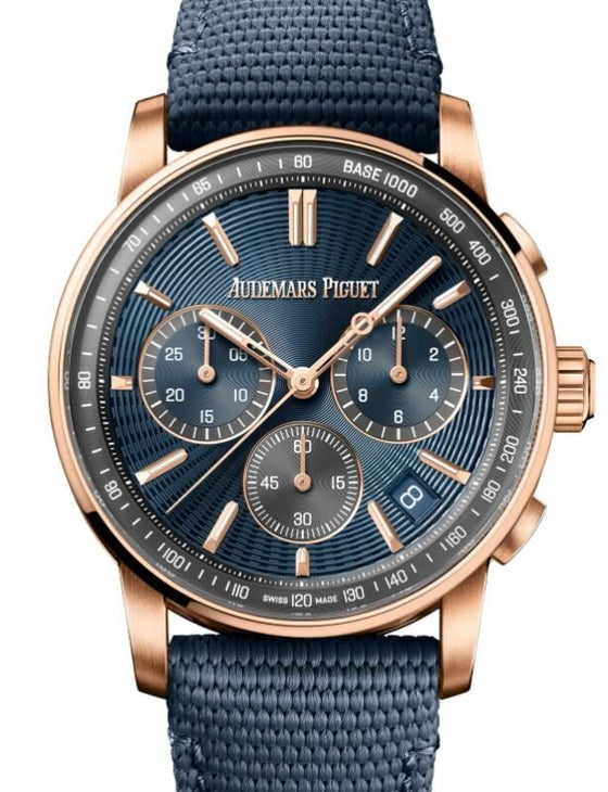 Audemars Piguet Code 11.59 41 mm 26393OR.OO.A348KB.01 Rose Gold Blue