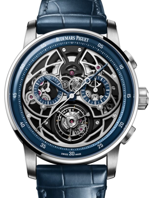 Audemars Piguet Tourbillon Openworked 41 mm 26399BC.OO.D321CR.01 White Gold Skeleton