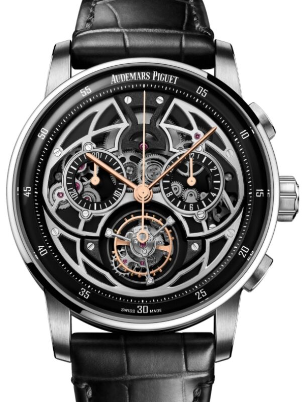Audemars Piguet Tourbillon Openworked 41 mm 26399CR.OO.D002CR.01 White Gold Skeleton