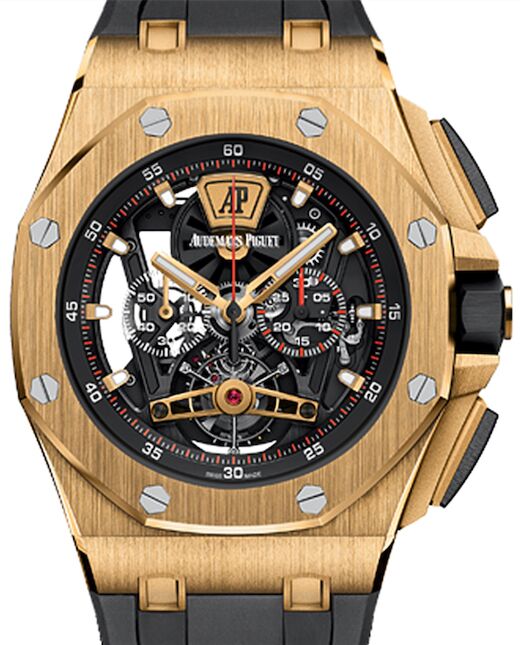 Audemars Piguet Royal Oak Offshore Tourbillon Chronograph 44 mm 26407BA.OO.A002CA.01 Yellow Gold Analog