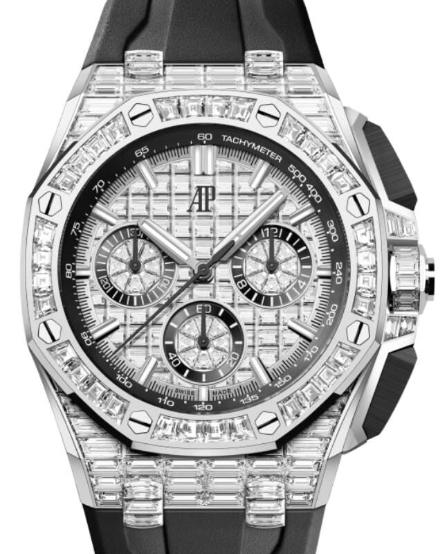 Audemars Piguet Royal Oak Offshore 43 mm 26425BC.ZZ.D002CA.02 White Gold/Diamonds Diamond Pave