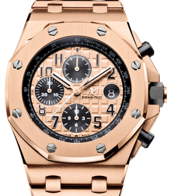 Audemars Piguet Offshore Selfwinding Chronograph 42 mm 26470OR.OO.1000OR.01 Rose Gold Champagne