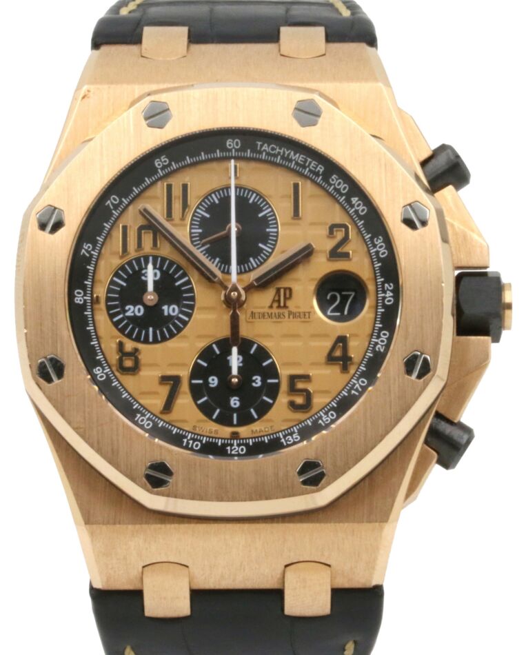 Audemars Piguet Offshore Selfwinding Chronograph 42 mm 26470OR.OO.A002CR.01-1 Rose Gold Champagne