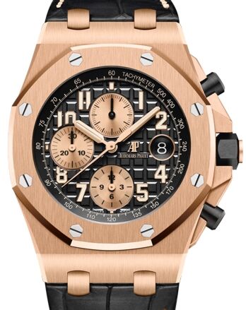 Audemars Piguet Offshore Selfwinding Chronograph 42 mm 26470OR.OO.A002CR.02 Rose Gold Black