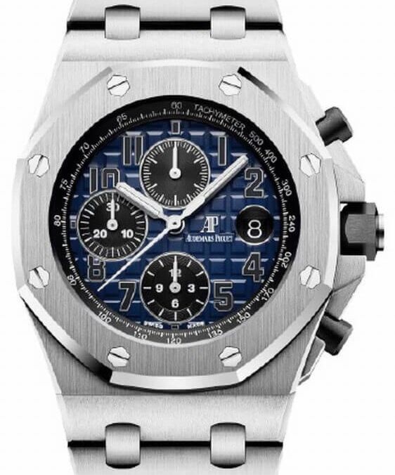 Audemars Piguet Offshore Selfwinding Chronograph 42 mm 26470PT.OO.1000PT.02 Platinum Blue