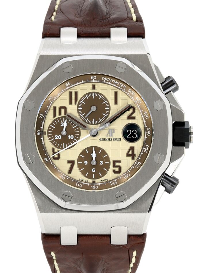 Audemars Piguet Offshore Selfwinding Chronograph 42 mm 26470STP3 Steel Ivory / Cream