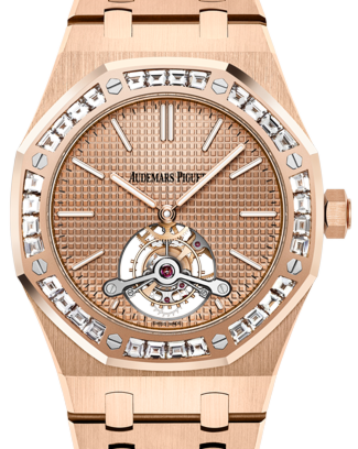 Audemars Piguet Royal Oak Tourbillon Extra-Thin 41 mm 26514OR.ZZ.1220OR.01 Rose Gold/Diamonds Analog