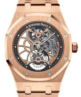 Audemars Piguet Royal Oak Tourbillon Extra-Thin Openworked 41 mm 26518OR.OO.1220OR.01 Rose Gold Analog