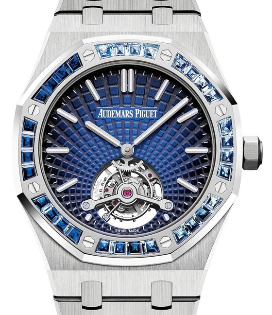 Audemars Piguet Royal Oak Tourbillon Extra-Thin 41 mm 26521PT.YY.1220PT.01 Platinum Blue