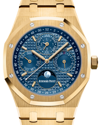 Audemars Piguet Royal Oak 41 mm 26574BA.OO.1220BA.01 Yellow Gold Blue
