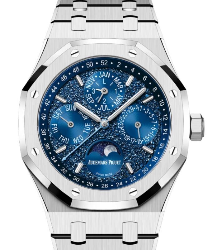 Audemars Piguet Royal Oak 41 mm 26574BC.OO.1220BC.02 White Gold Blue