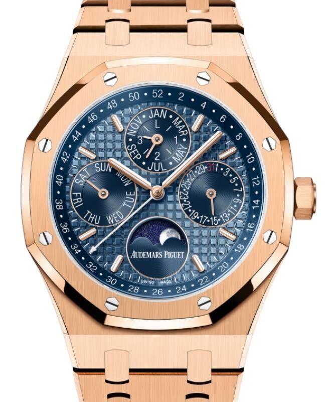 Audemars Piguet Royal Oak 41 mm 26574OR.OO.1220OR.03 Rose Gold Blue