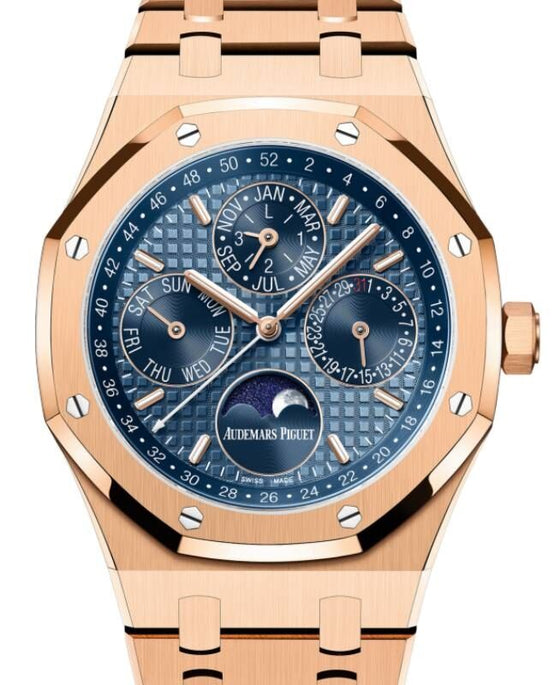 Audemars Piguet Royal Oak 41 mm 26574OR.OO.1220OR.03 Rose Gold Blue