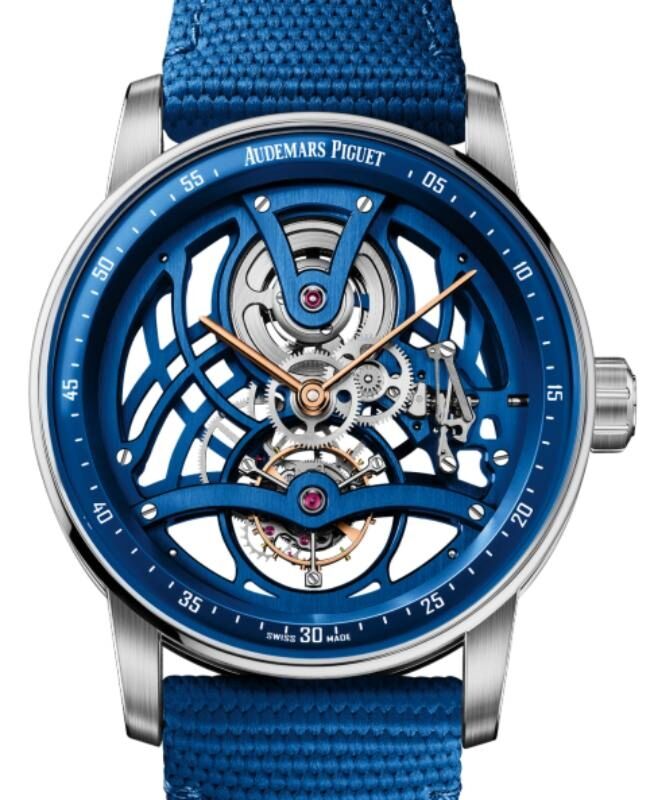 Audemars Piguet Code 11.59 Tourbillon Openworked Limited Edition 41 mm 26600NB.OO.D346KB.01 Ceramic Blue
