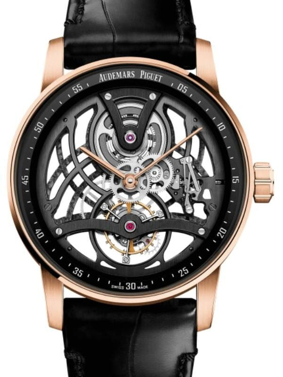 Audemars Piguet Tourbillon Openworked 41 mm 26600OR.OO.D002CR.01 Rose Gold Analog
