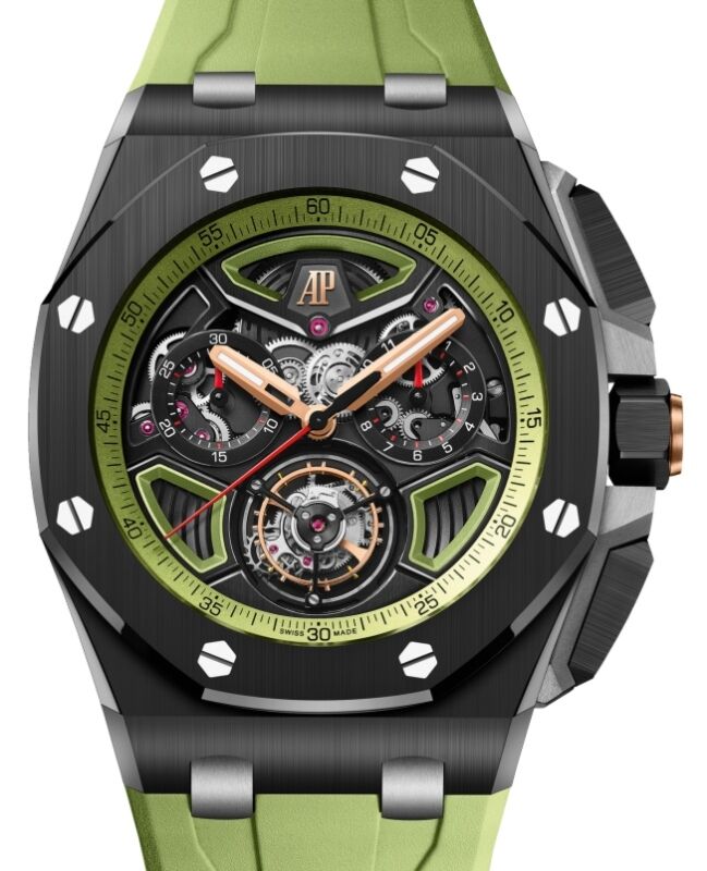 Audemars Piguet Offshore Tourbillon Chronograph 43 mm 26622CE.OO.D062CA.01 Ceramic Green