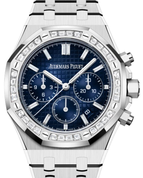 Audemars Piguet Royal Oak 38 mm 26715BC.ZZ.1356BC.01 White Gold Blue