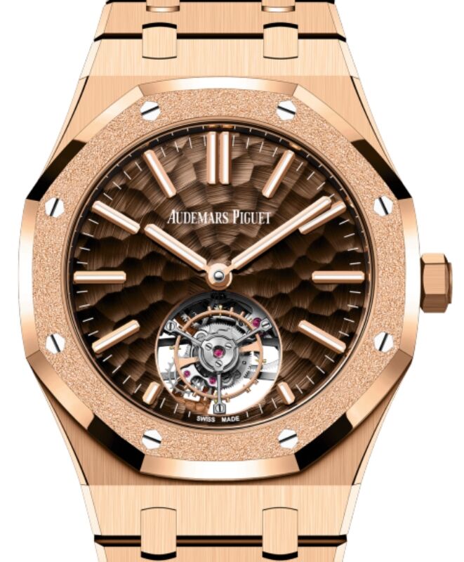 Audemars Piguet Royal Oak Flying Tourbillon 41 mm 26730OR.GG.1320OR.01 Rose Gold Brown