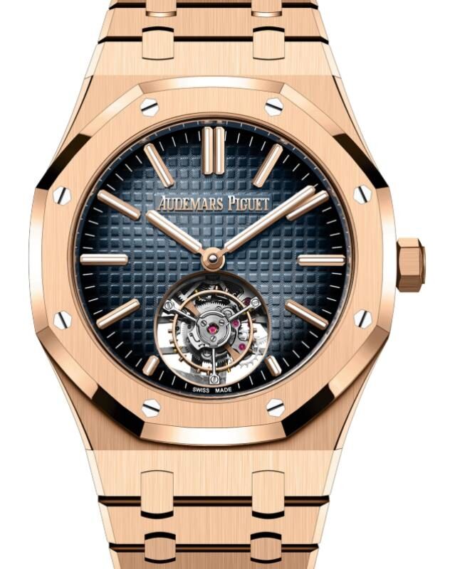 Audemars Piguet Royal Oak 41 mm 26730OR.OO.1320OR.01 Rose Gold Blue